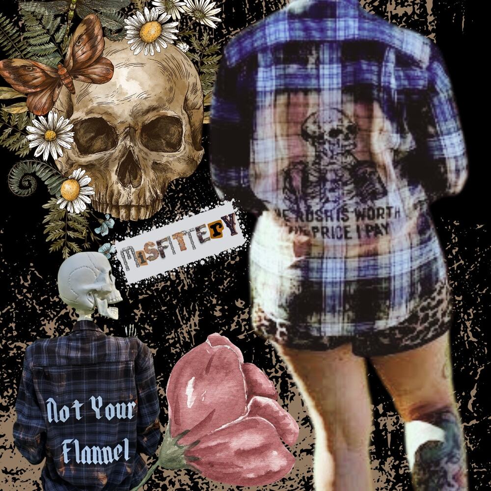Hocus Pocus Witches Custom Flannel Shirt, Halloween Large - Picture 8 of 9